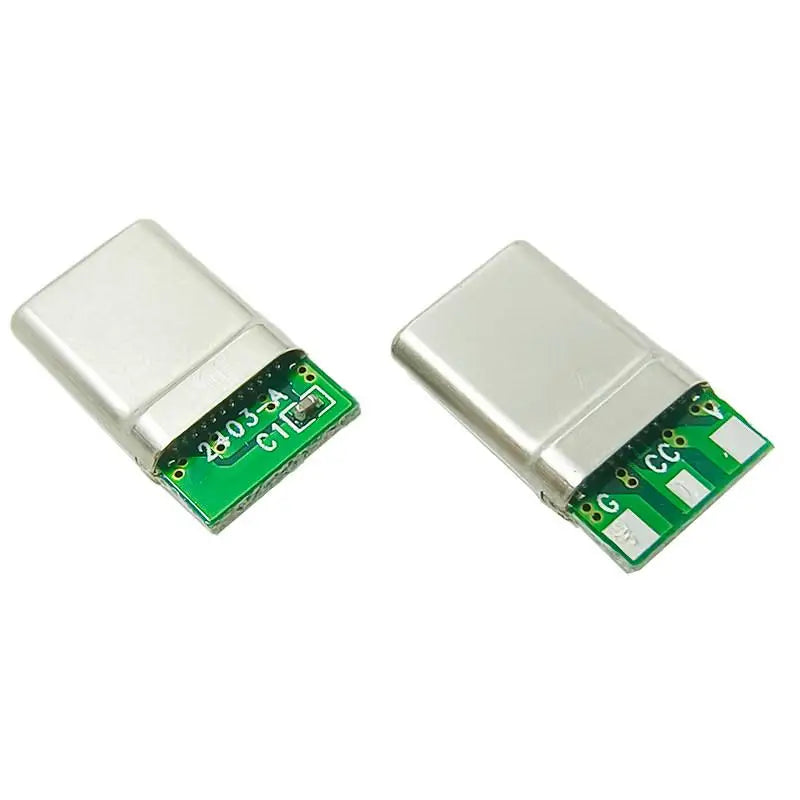PD 3-Wire Type-C Laptop Connector 3-Pin with CC Pin & Capacitor USB-C Charging Connector Axl
