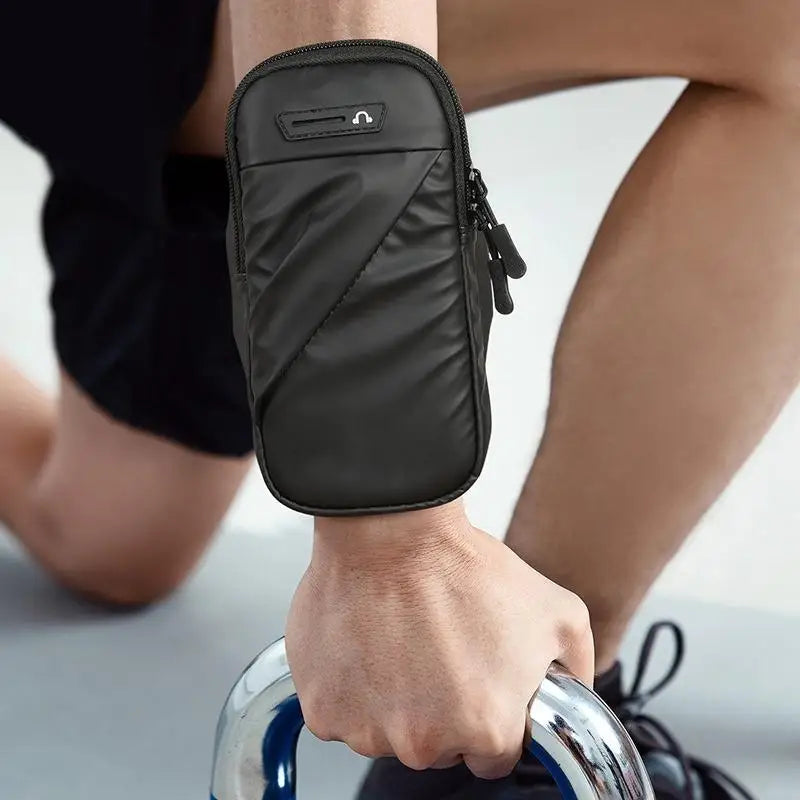 Waterproof Running Armband Phone Holder with Headphone Jack Sports Armband Pouch Axl