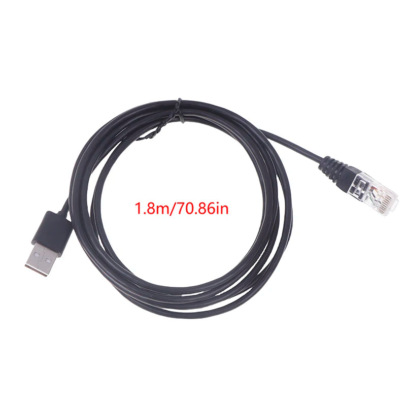 USB to RJ50 10-Pin Cable AP9827 for APC UPS & QNAP NAS UPS Management Cable Axl Black