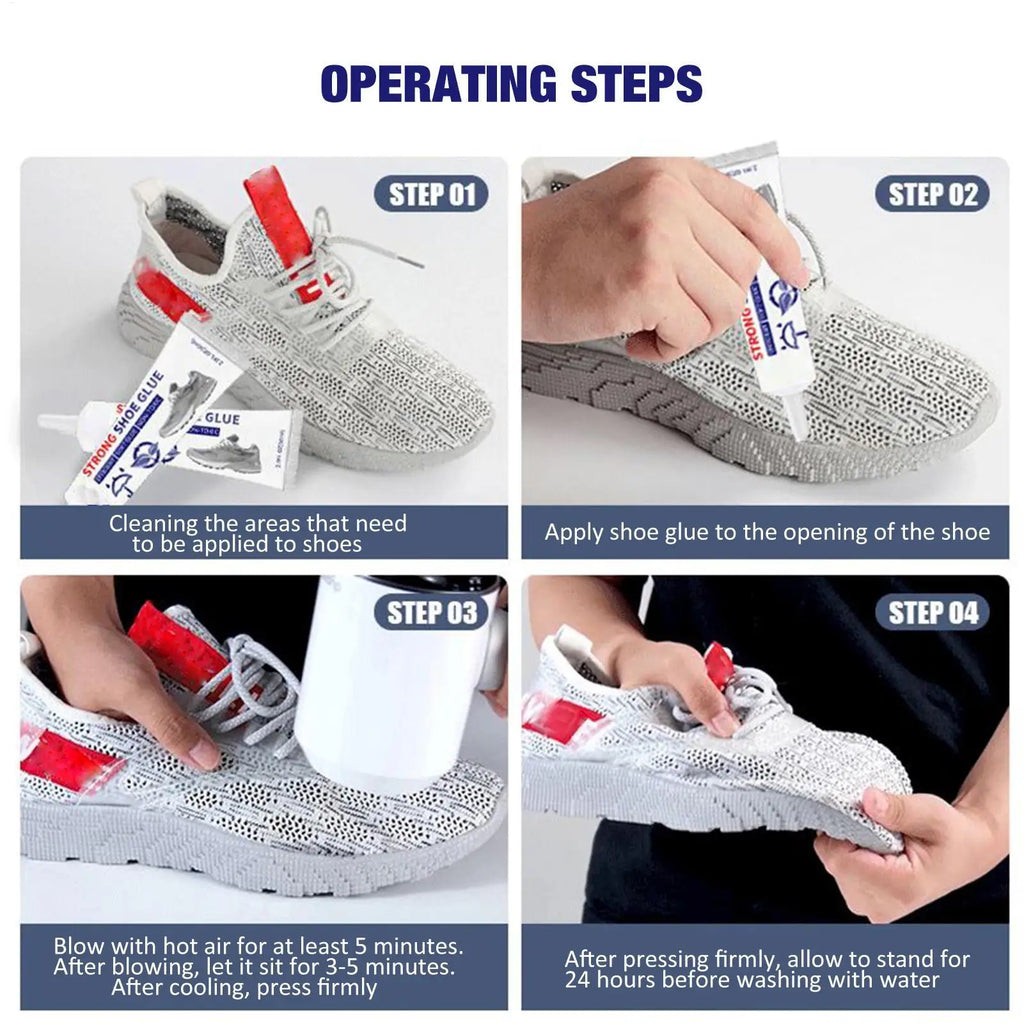Professional Shoe Repair Glue Low Odor 60ml | All Footwear Shoe Repair Adhesive Axl
