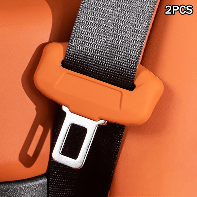 2-Pack Silicone Seat Belt Buckle Cover – Universal Anti-Scratch Seat Belt Accessory Axl