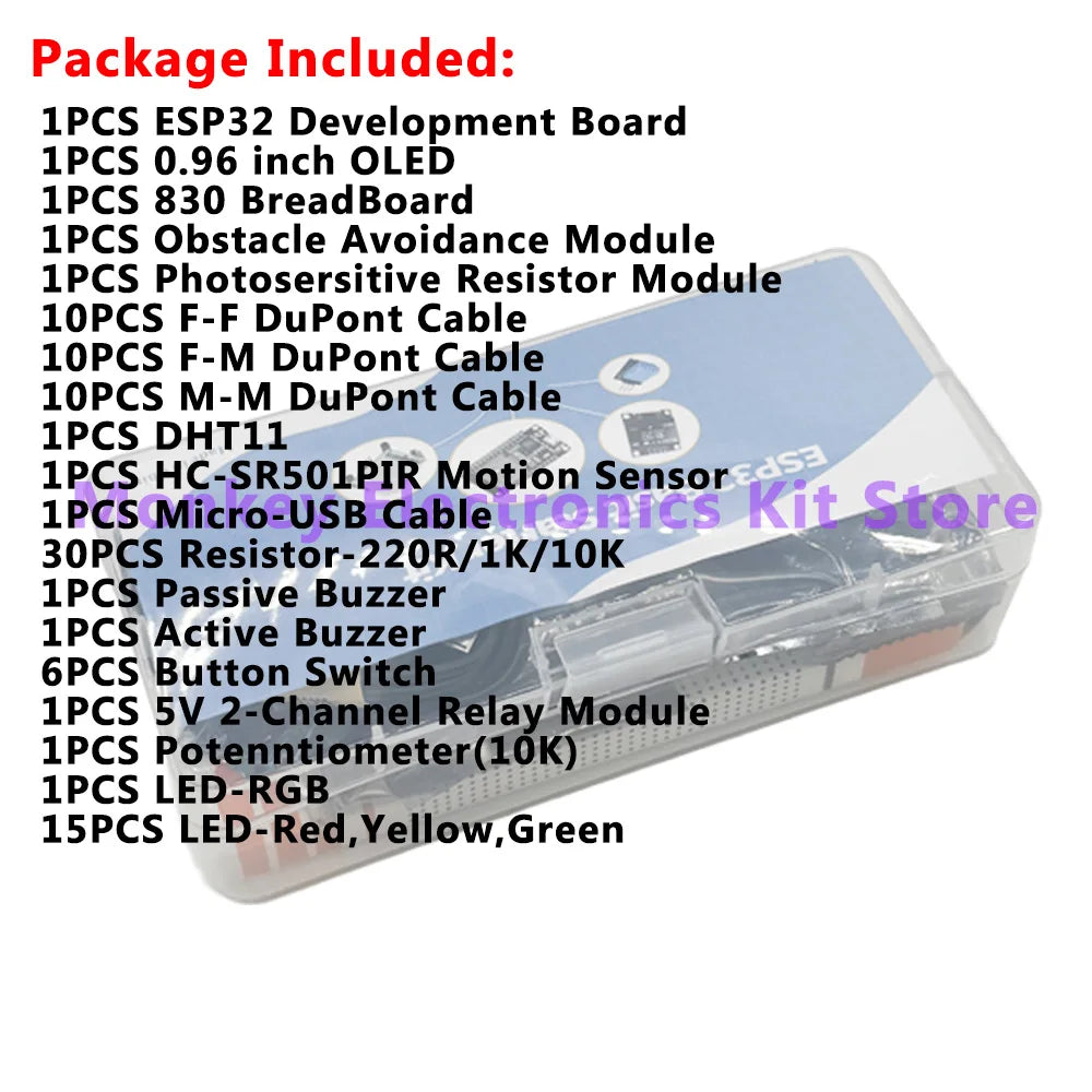 ESP32 Starter Kit – WiFi Development Board & Learning Kit Development Board Kit Axl