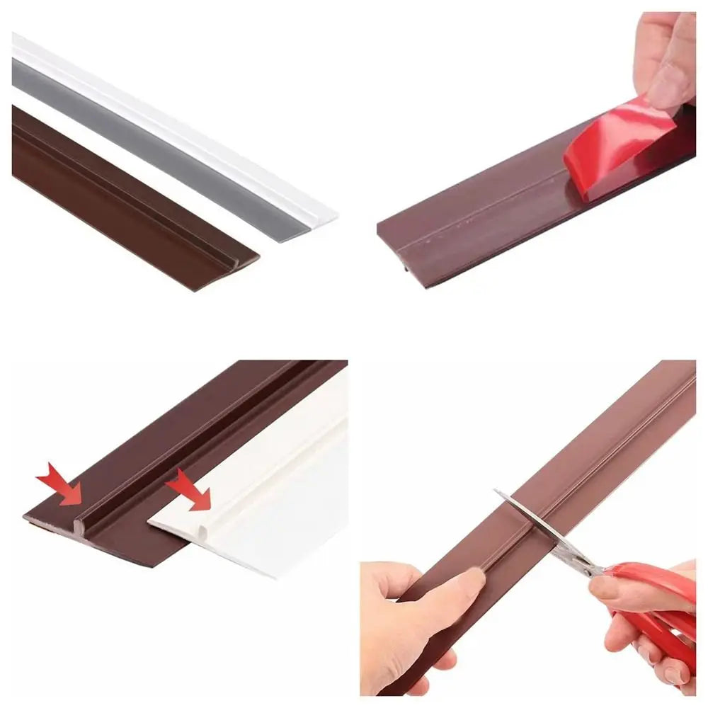 Under Door Weatherstrip Seal Strip – Draft & Gap Blocker Door Seal Strip Axl