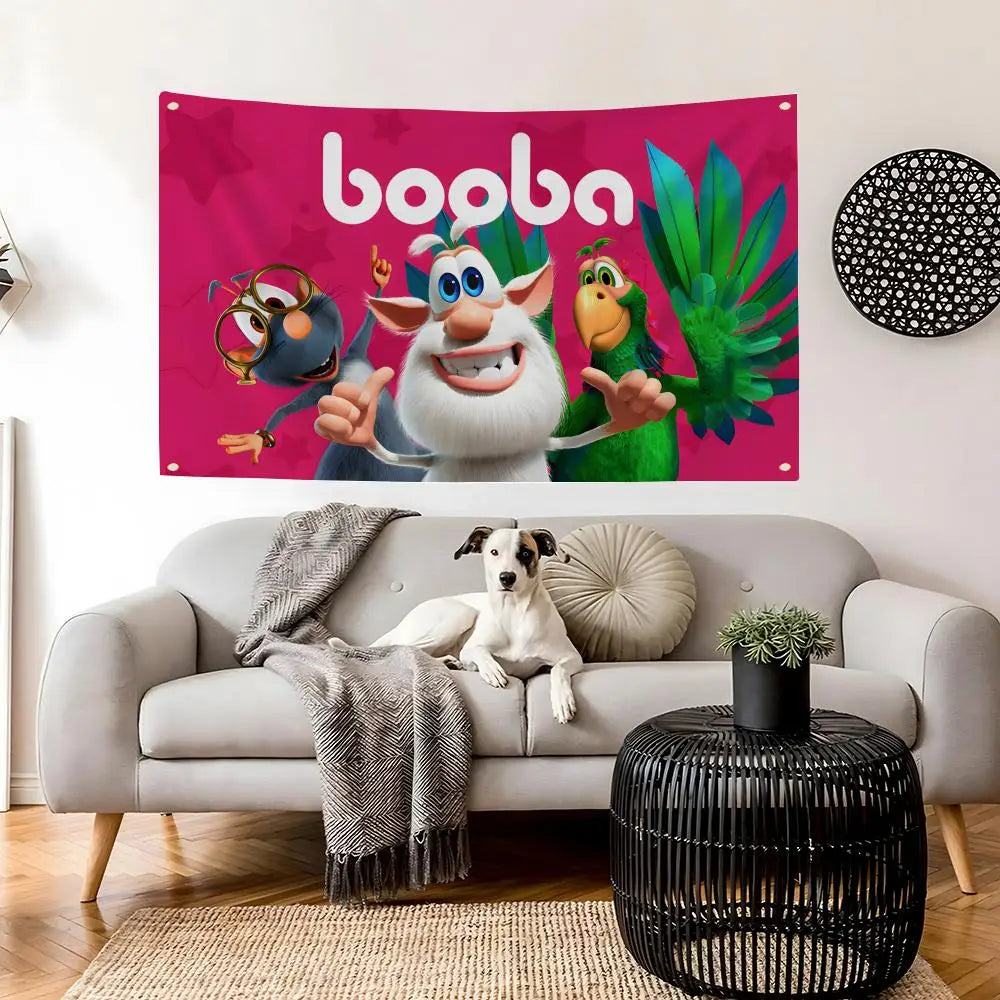 Anime Art Flag Banner – Indoor & Outdoor Wall Decor, 6 Sizes Wall Flag Banner Axl
