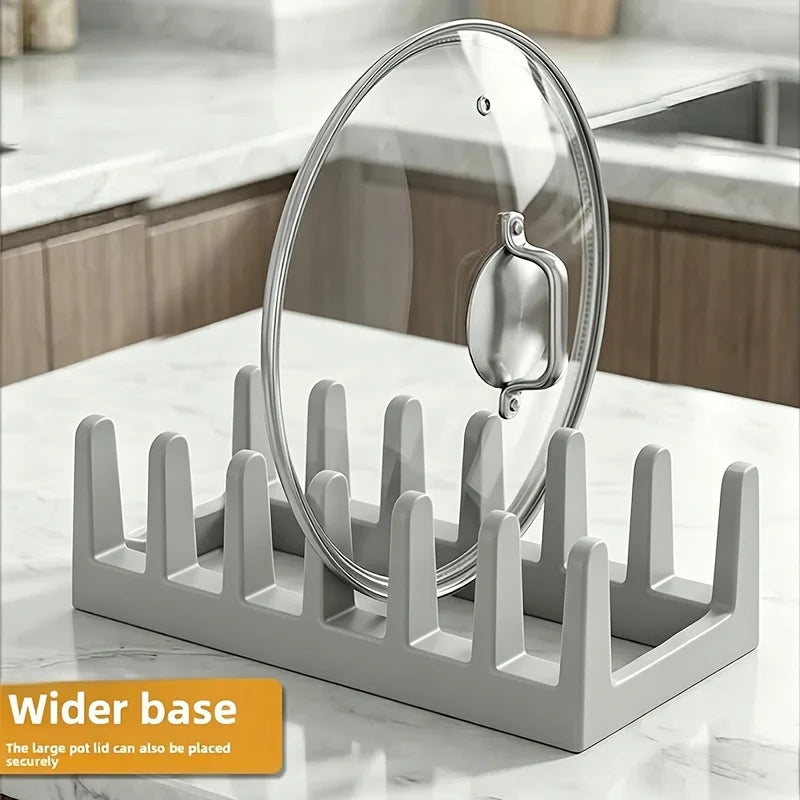 Kitchen Pot Lid Organizer & Dish Rack | Cabinet Storage Kitchen Storage Rack Axl