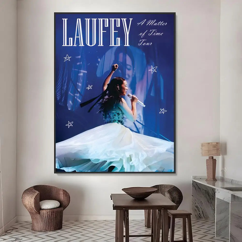 Laufey Poster Waterproof PVC Stickers – Wall Décor & Gift Wall Decor Stickers Axl