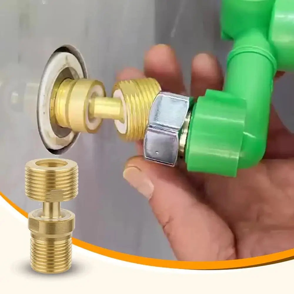 2-Pack Copper 360° Rotatable Angled Shower Faucet Adapter Plumbing Faucet Adapter Axl