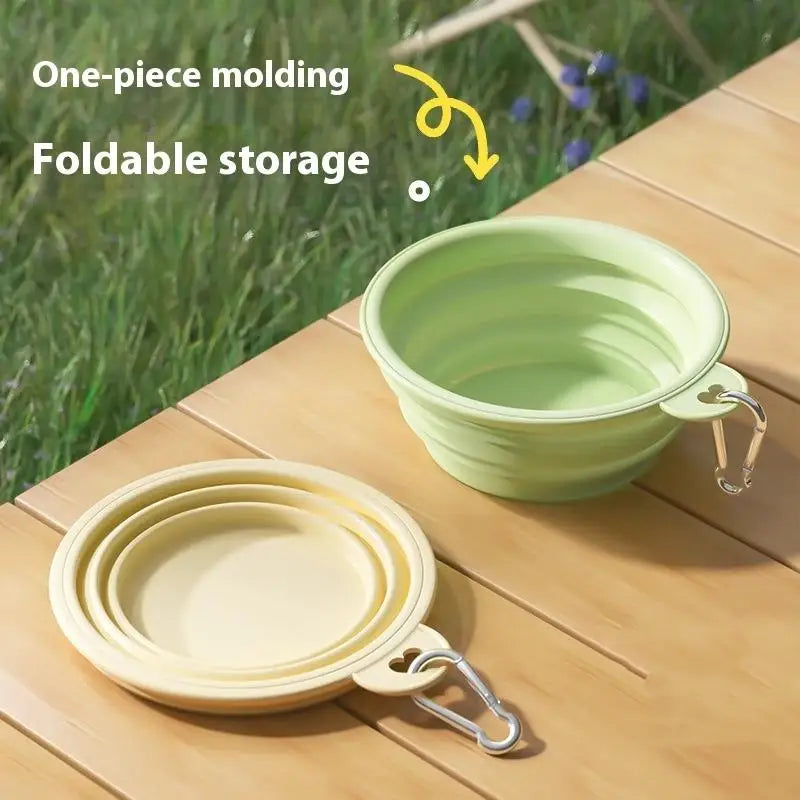 Collapsible Silicone Pet Bowl – Portable Dog & Cat Travel Bowl Collapsible Pet Bowl Axl