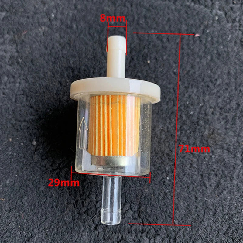Universal 8mm Inline Fuel Filter – Motorcycle, Scooter & Moped Inline Fuel Filter Axl onesize