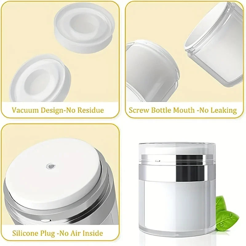 Refillable Travel Pump Bottle – Empty Lotion & Cream Container Cosmetic Pump Bottle Axl