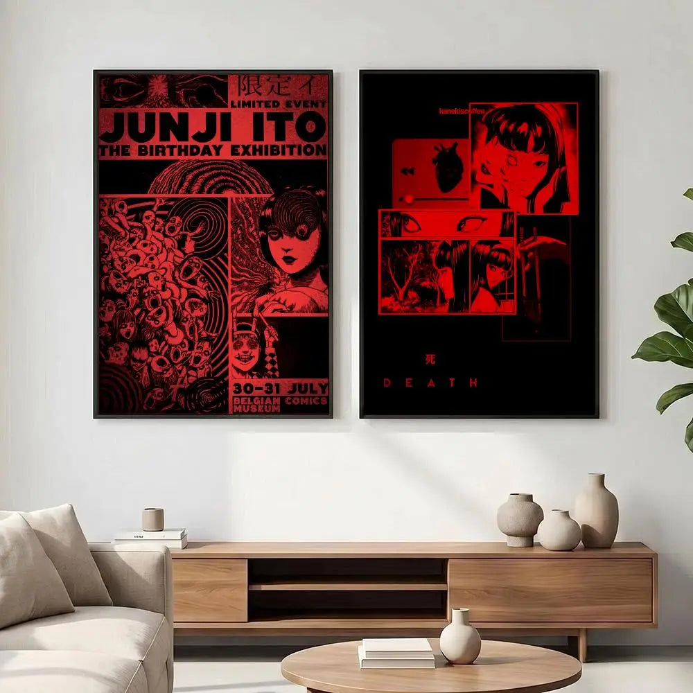 Anime Tomie Poster – HD Waterproof Sticky Wall Art Decor Wall Art Poster Axl