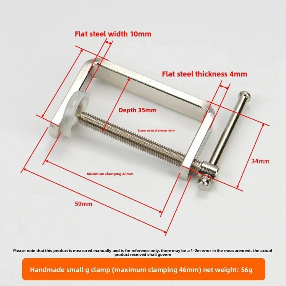 Heavy-Duty G-Clamp Deep Reach C Clamp – Wood & Metalworking Workshop Clamp Axl 0-46mm China Mainland