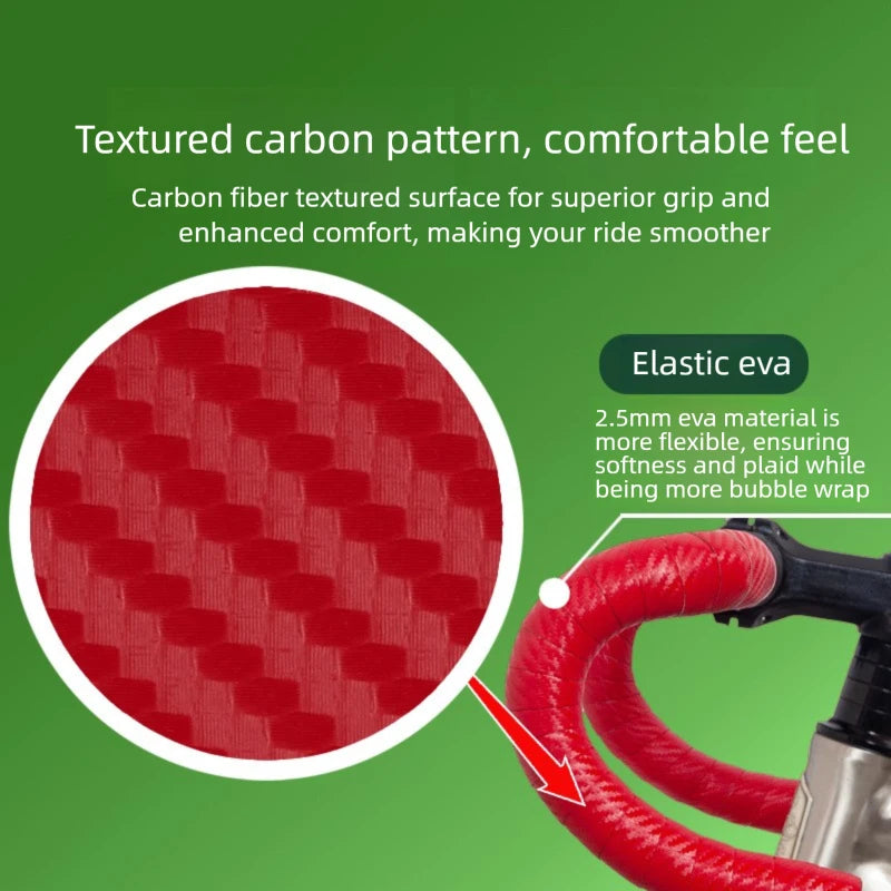 Road Bike Handlebar Tape – EVA PU Anti-Slip & Shock Absorbing Handlebar Tape Axl