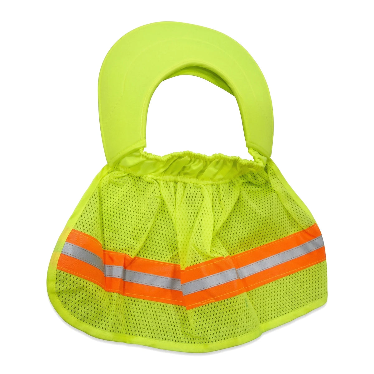 Hard Hat Sun Shade Neck Shield – Reflective Brim Cap Cover Hard Hat Accessory Axl Yellow