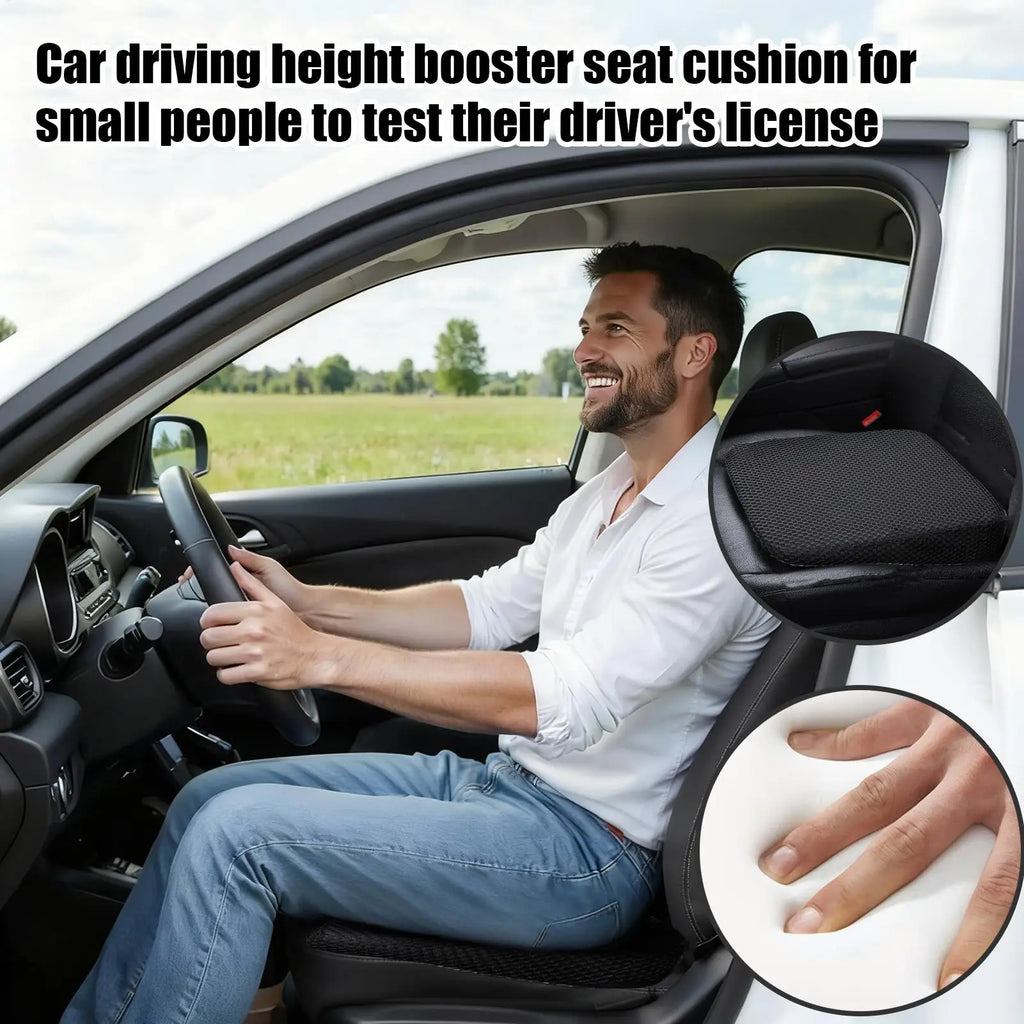 Thickened Driver Seat Booster Cushion – Non-Slip Car Riser Car Seat Booster Cushion Axl