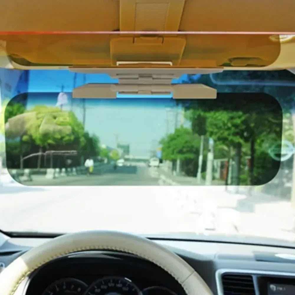 Car Sun Visor HD Mirror – Day & Night Anti-Glare UV Shield Car Sun Visor Axl