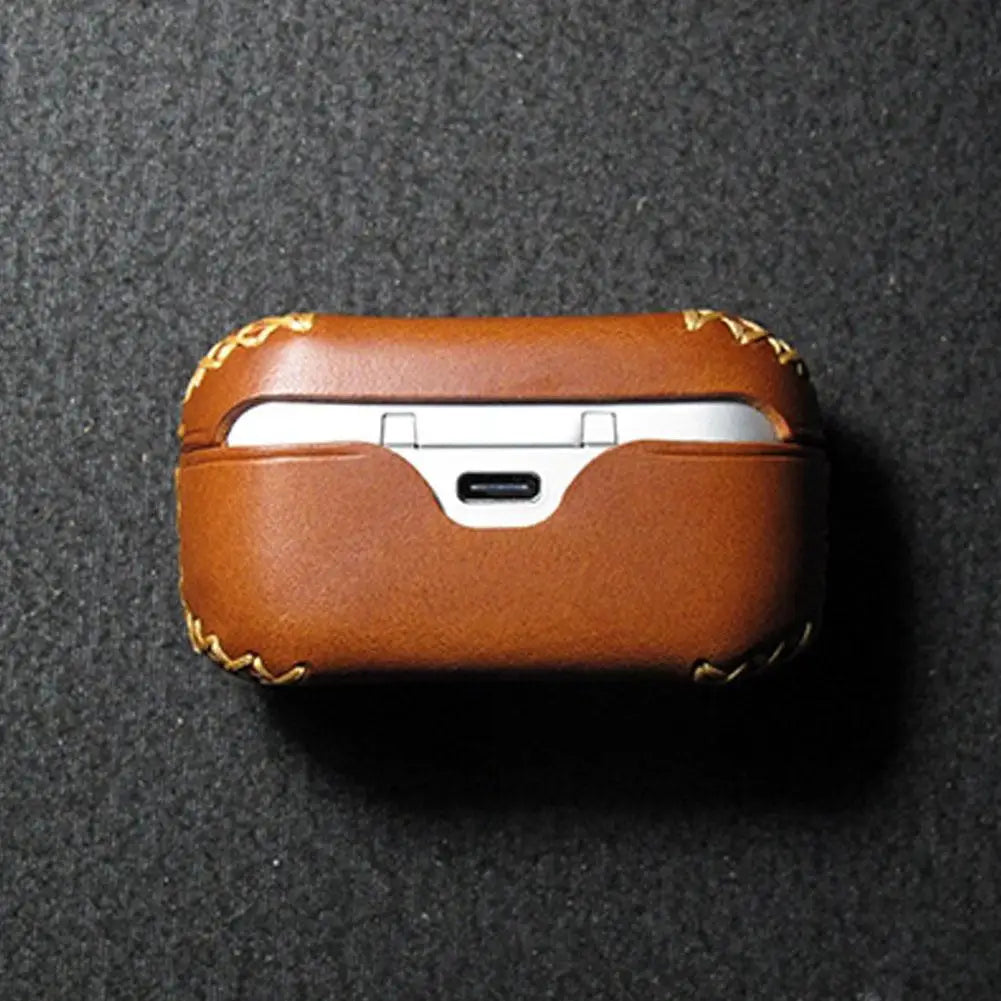 Technics EAH-AZ100 Leather Case – Handmade Cowhide Protector Earphone Case Axl