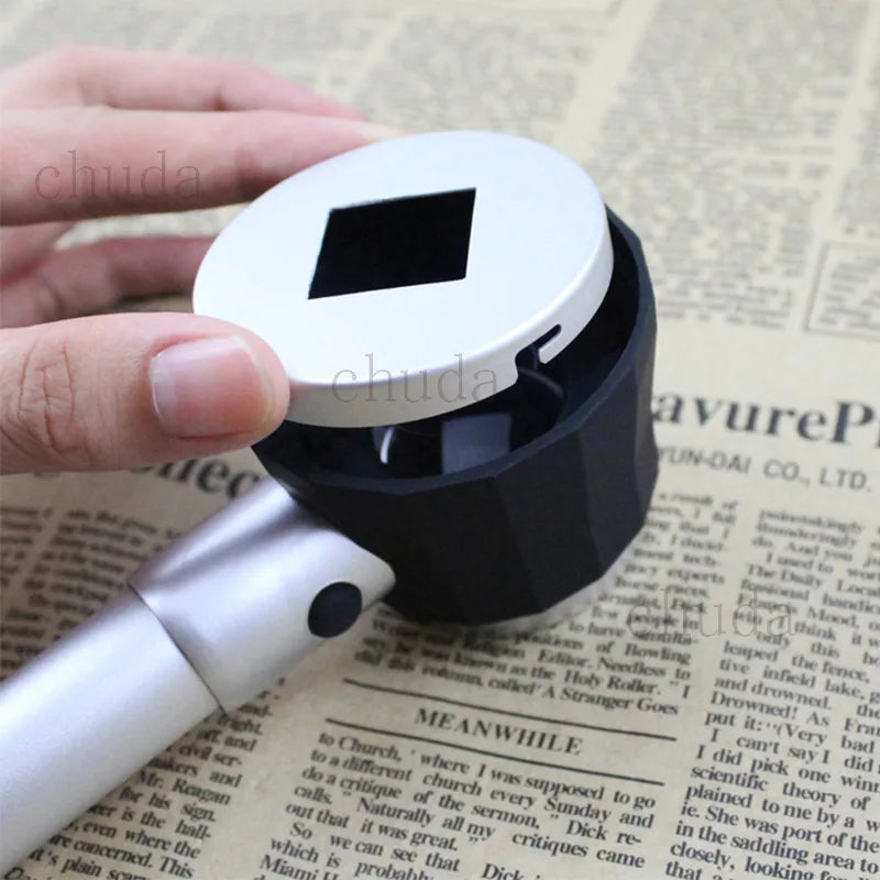 20X LED Magnifying Glass with Light & Scale – Metal Spoon Loupe LED Magnifying Loupe Axl