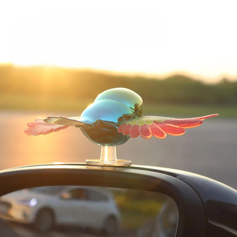 Wind-Powered Flying Bird Car Ornament – Waving Wings Decor Vehicle Ornament Axl