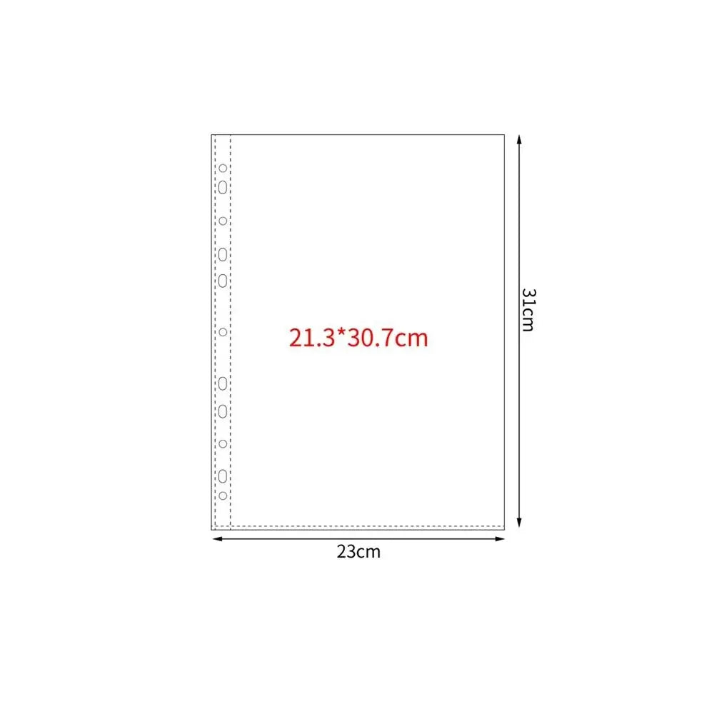 A4 Kpop Binder Refill Sheets – 10 Pc Multi-Pocket PP Sleeves Binder Refill Sleeves Axl 1 grid