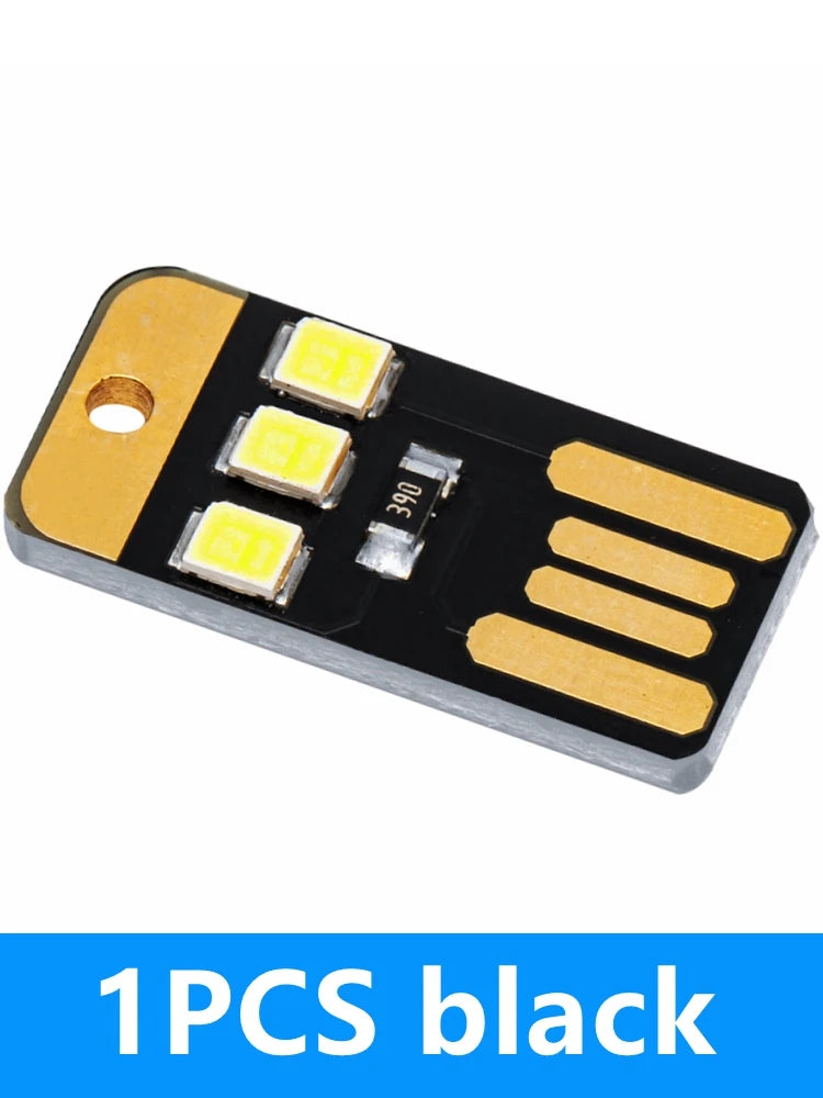 Mini USB LED Keyboard Light – Super Bright Laptop Night Light USB LED Light Axl 1PCS BLACK