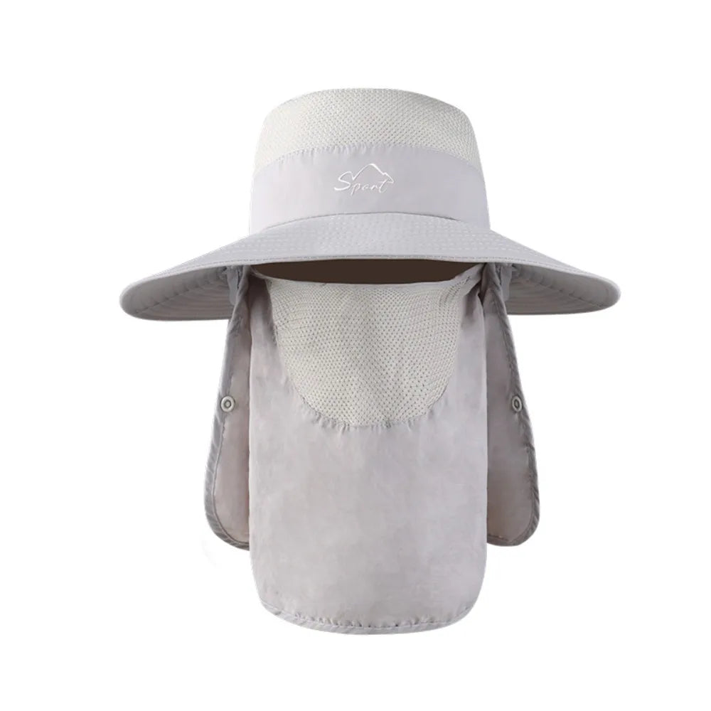 UV Fisherman Hat – Removable Neck Flap, Visor & Sun Cover Sun Protection Hat Axl style 6