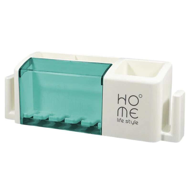 No-Drill Wall-Mounted Toothbrush Holder – 5-Slot Rack Toothbrush Holder Axl A1