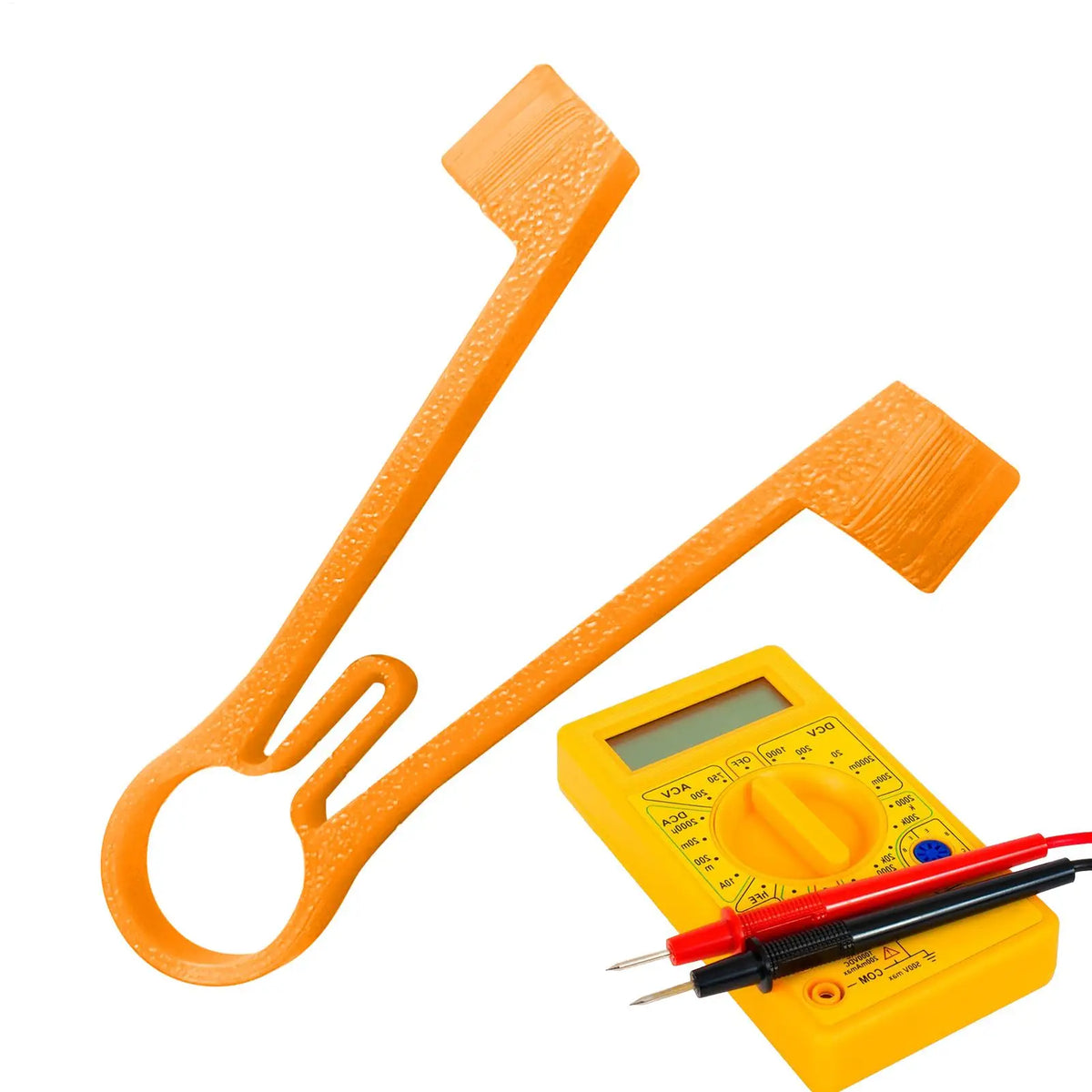 Multimeter Probe Test Lead Holder – One-Hand Clamp Tool Probe Test Holder Axl