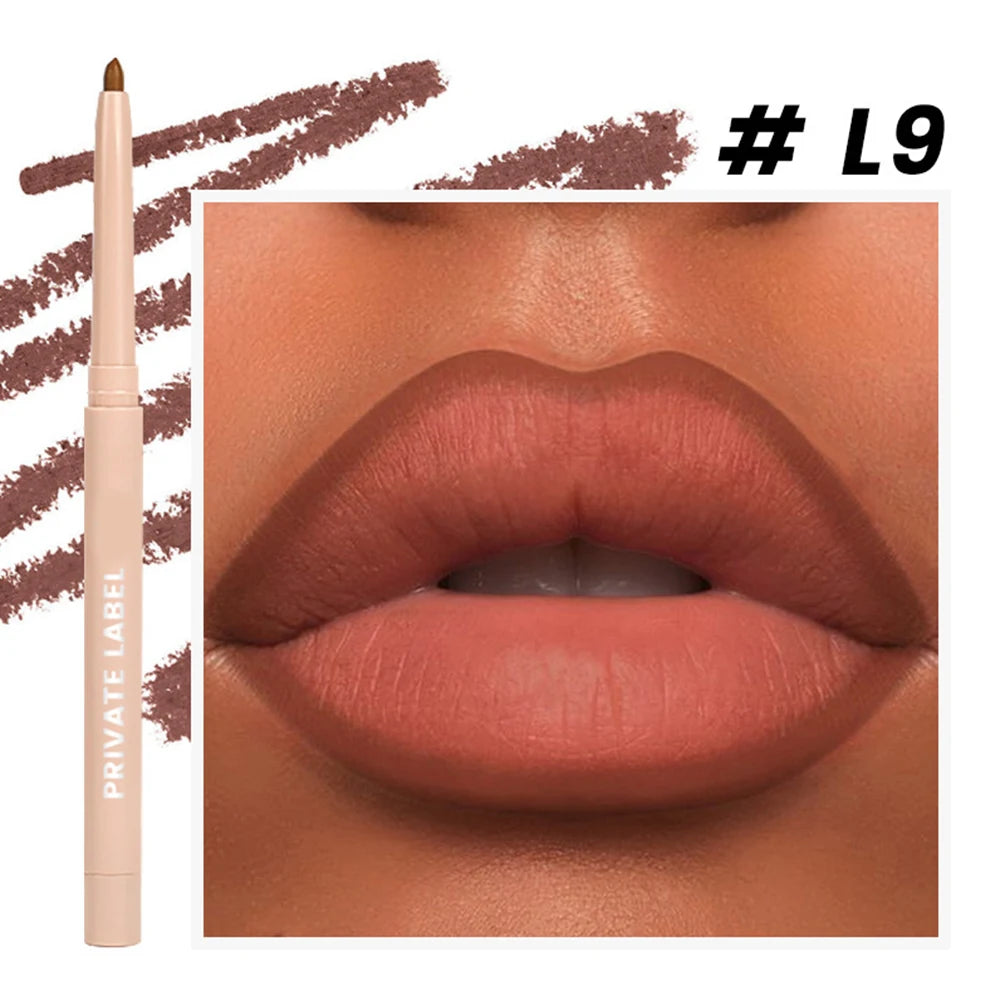 Vegan Waterproof Matte Lip Liner – Long-Lasting Nude Lip Pencil Matte Lip Liner Axl