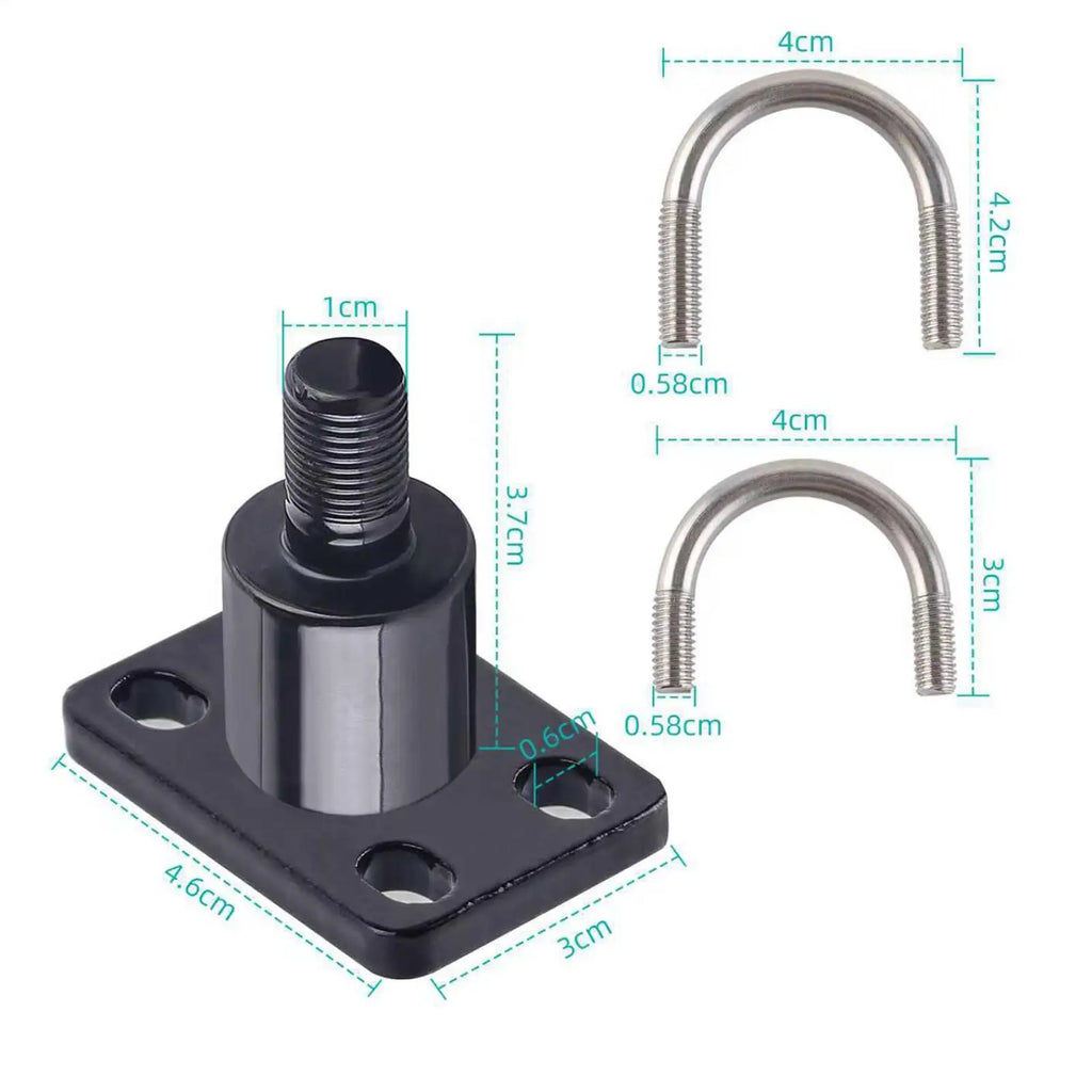 Aluminum Bike Trailer Hitch Coupler – Universal Towing Attachment Bike Trailer Hitch Axl