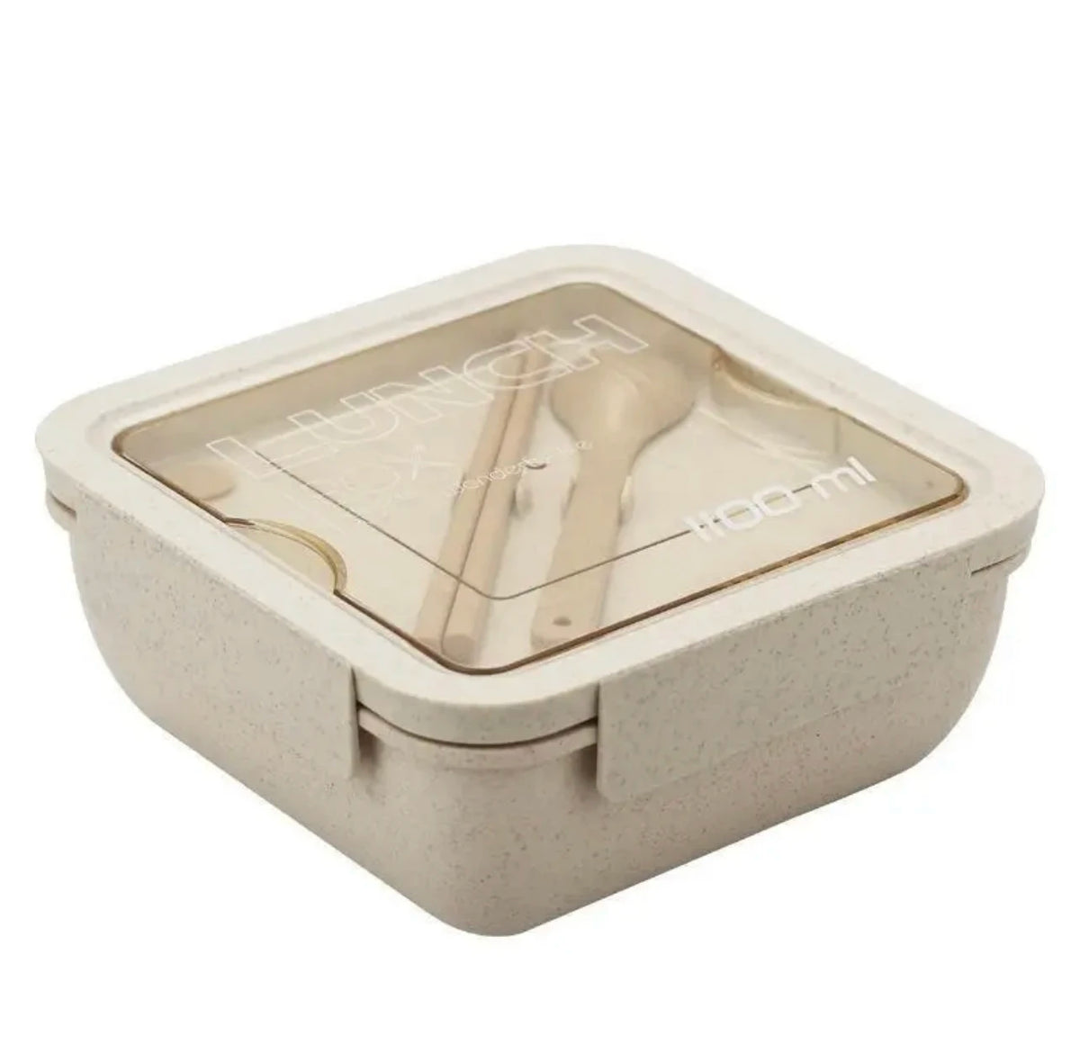 KEMORELA Wheat Straw Bento Box – BPA Free Kids Lunch Container Bento Lunch Box Axl Beige