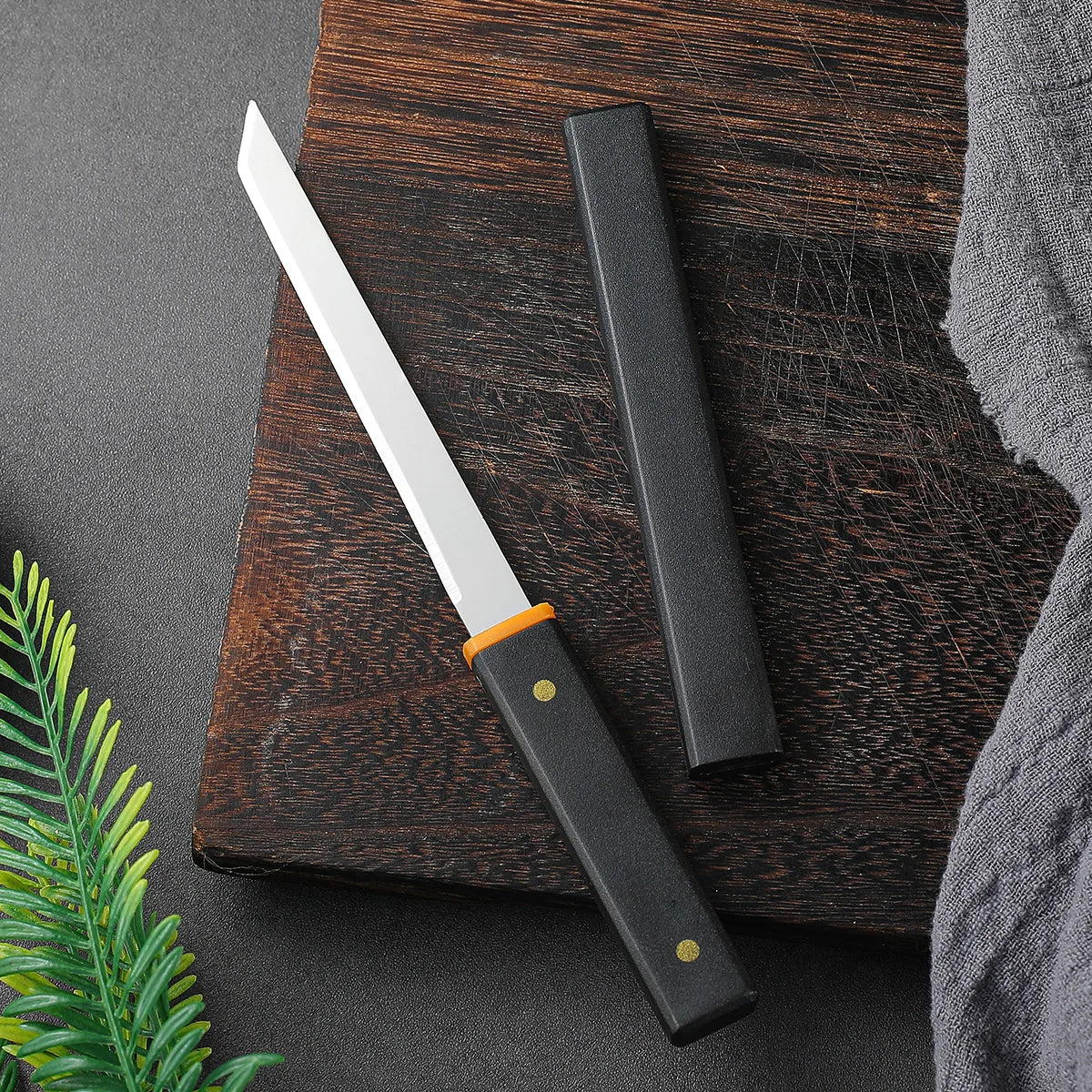 Stainless Steel Utility Knife – Kitchen, BBQ & Fishing Utility Kitchen Knife Axl