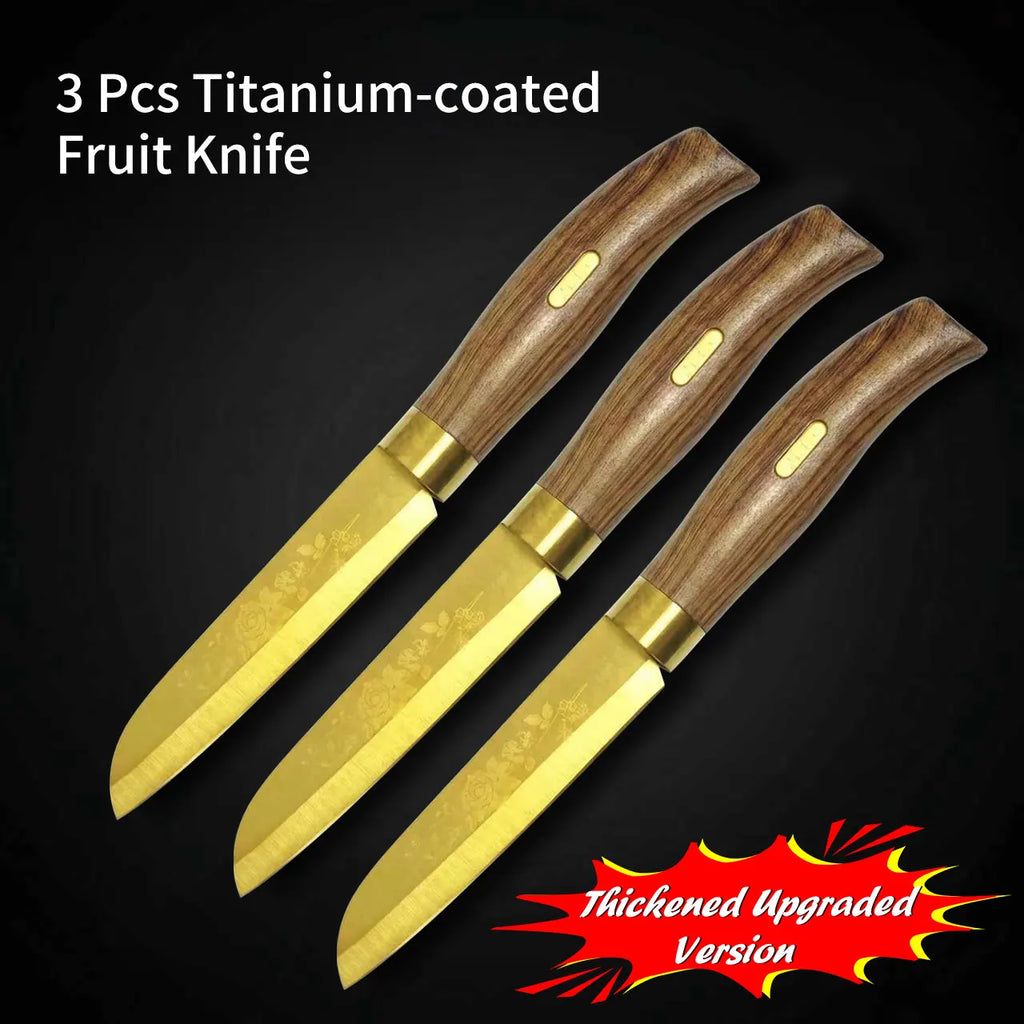3-Piece Stainless Steel Paring Knife & Peeler Set | Kitchen Paring Knife Set Axl 3pcs