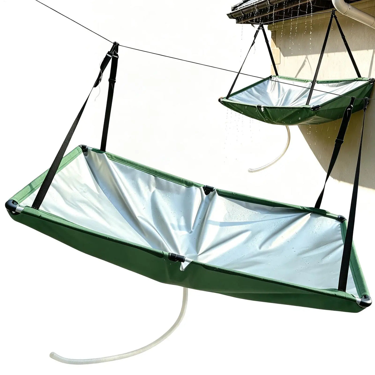 Rain Collector Downspout Catcher with Filter Cloth & 1m Hose Rain Water Collector Axl Default Title