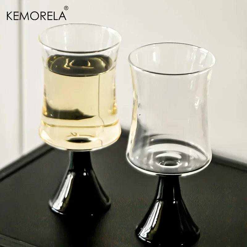 KEMORELA Champagne Glasses – Reusable Glass Goblets 1-2 Pack Champagne Glasses Axl