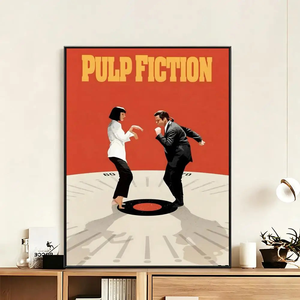 Pulp Fiction Movie Poster – HD Art Print Wall Decor Movie Art Poster Axl