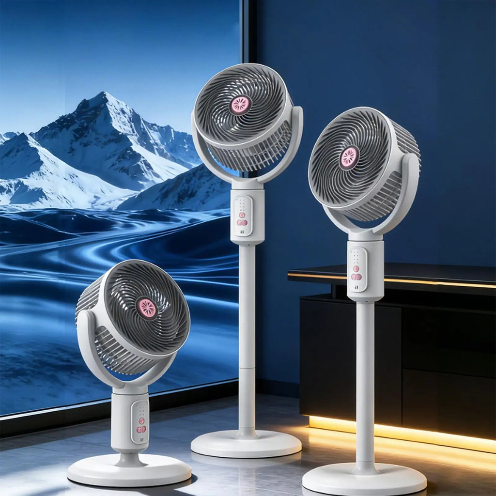 Rechargeable Oscillating Tower Fan | 5-Speed Adjustable Height Oscillating Tower Fan Axl