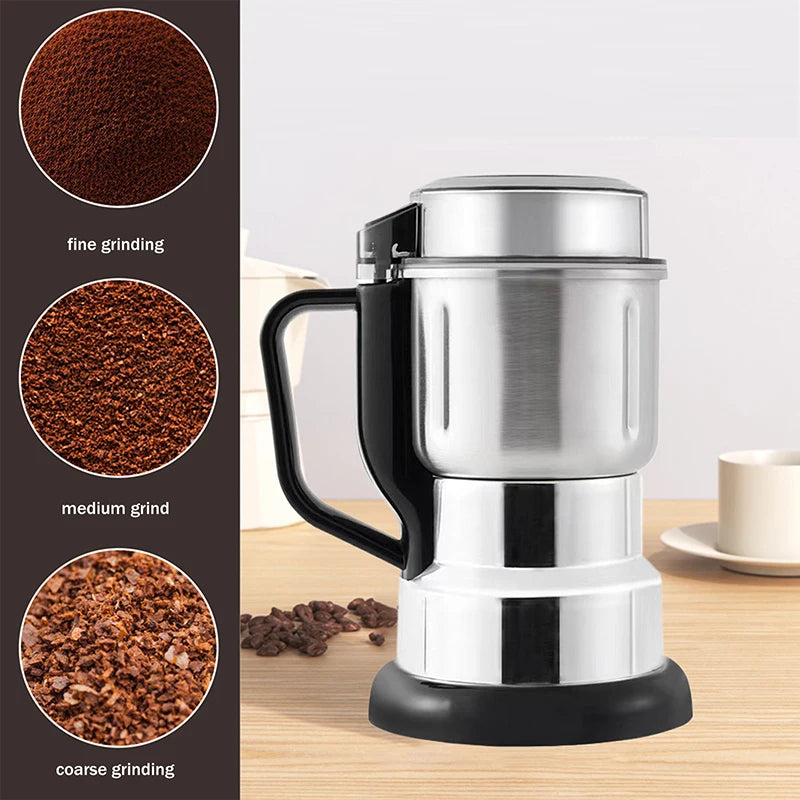 300W Electric Coffee & Spice Grinder – Beans, Nuts & Grains Electric Coffee Grinder Axl
