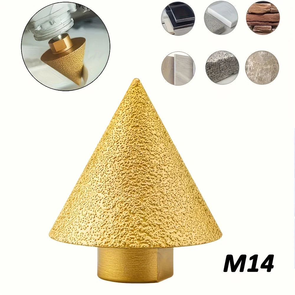 Conical Diamond Drill Bit – Carving & Polishing Wheel for Tile Conical Milling Cutter Axl