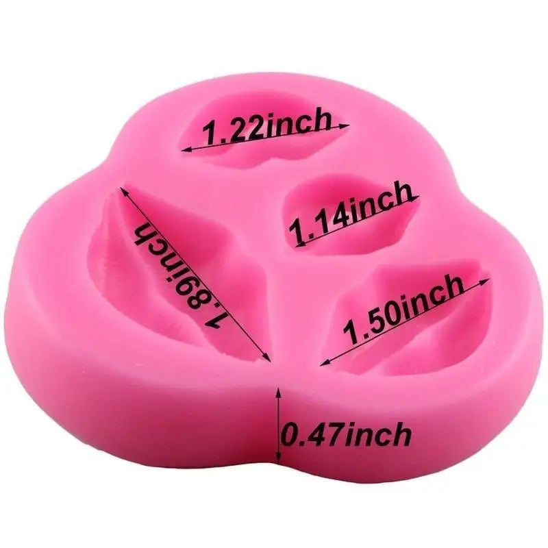 Lips Shape Silicone Fondant Mold – Cake Decorating Tool Silicone Fondant Mold Axl