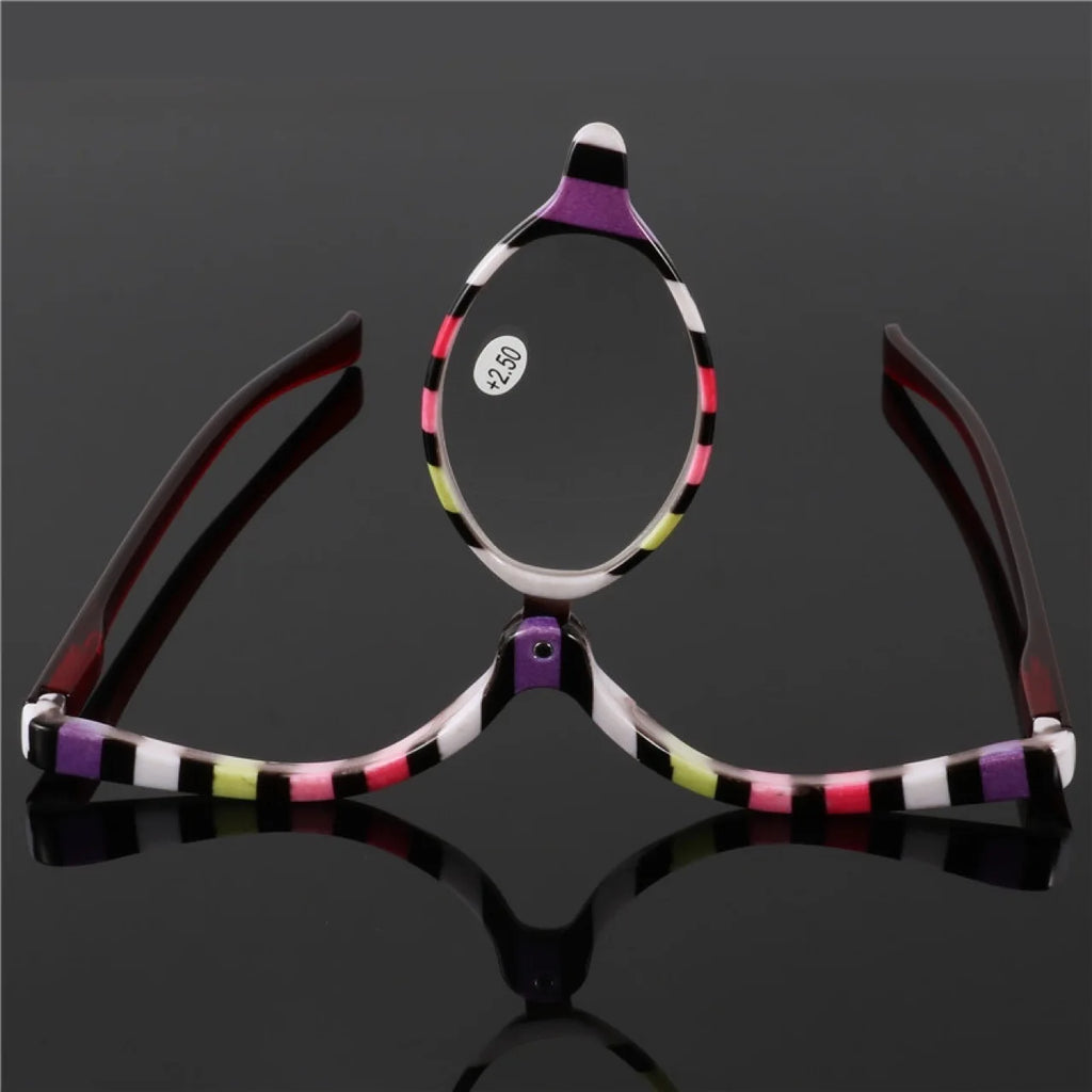 Rotatable Magnifying Makeup Glasses – Flip Lens Reading Mirror Magnifying Makeup Glasses Axl 150