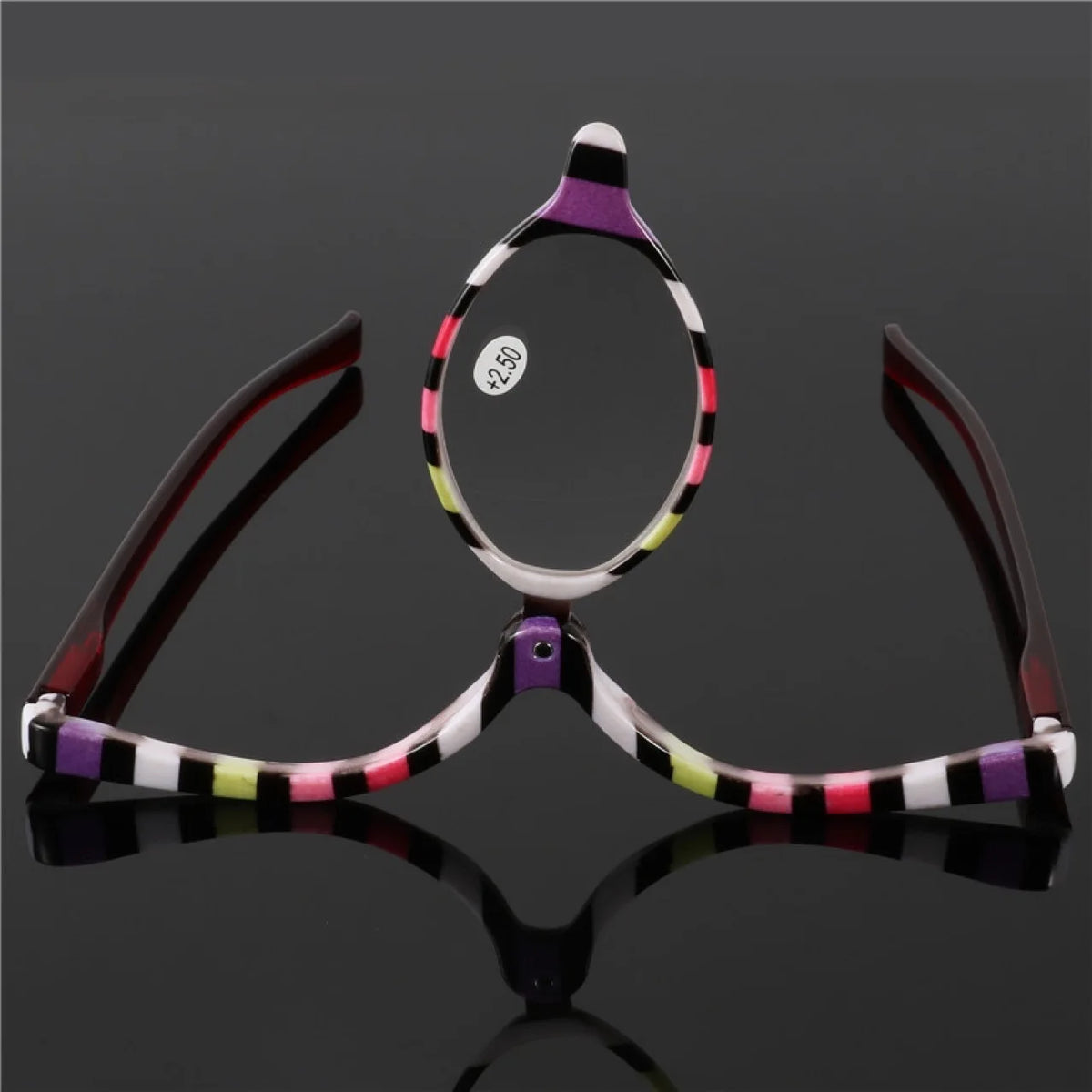 Rotatable Magnifying Makeup Glasses – Flip Lens Reading Mirror Magnifying Makeup Glasses Axl 150