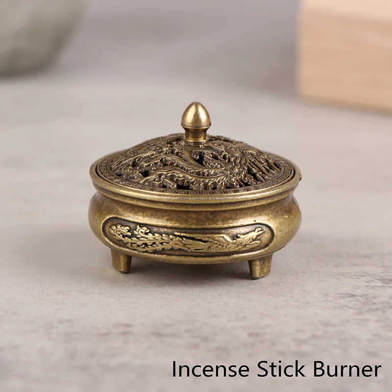 Antique Copper Alloy Incense Burner – Home & Office Decor Incense Burner Axl