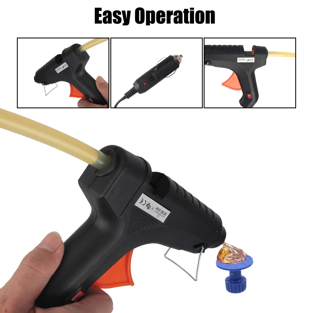 12V 40W Paintless Dent Repair Glue Gun + 5 Glue Sticks Kit Dent Repair Tool Axl
