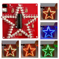 RGB LED Pentagram DIY Kit – 51 Microcontroller 5V Solder Kit DIY Electronics Kit Axl Default Title
