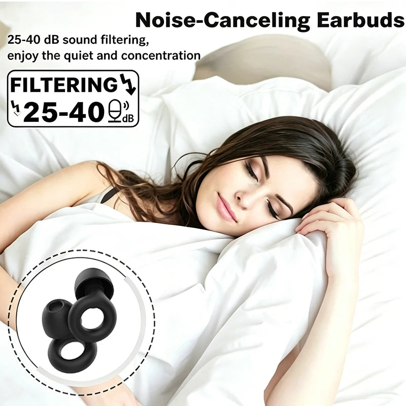 Reusable Silicone Ear Plugs – Noise Reduction for Sleep & Swim Silicone Ear Plugs Axl