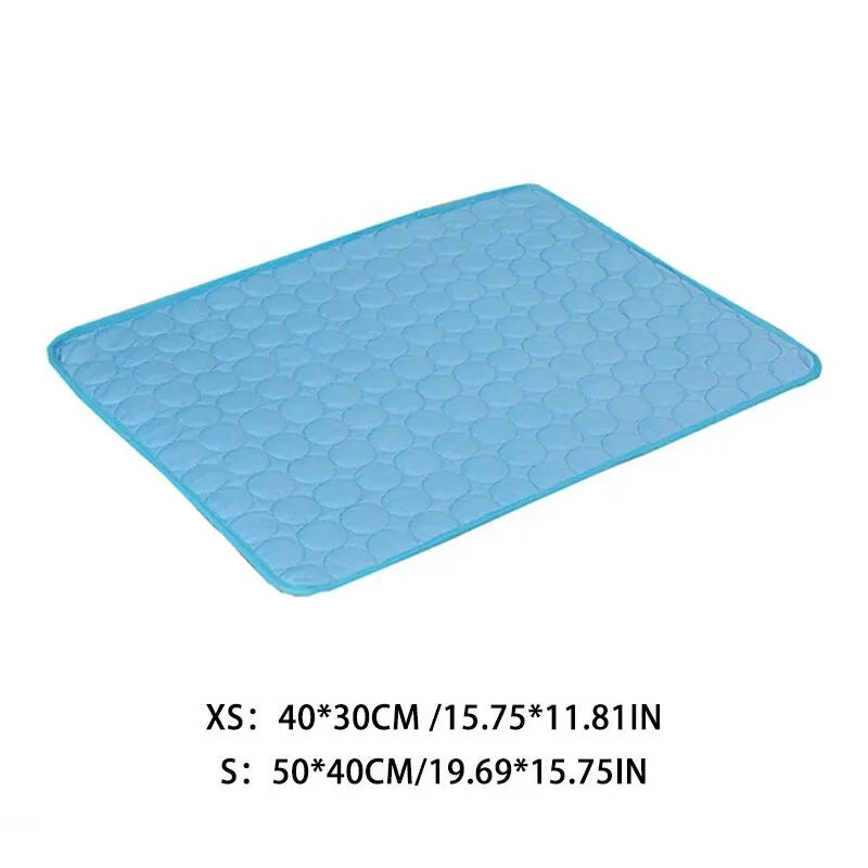Pet Cooling Mat – Ice Silk Summer Pad for Cats & Dogs Pet Cooling Mat Axl