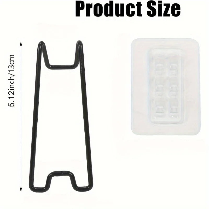 5-Pack Adjustable Black Metal Easel Brackets for Picture Frames Picture Frame Easels Axl