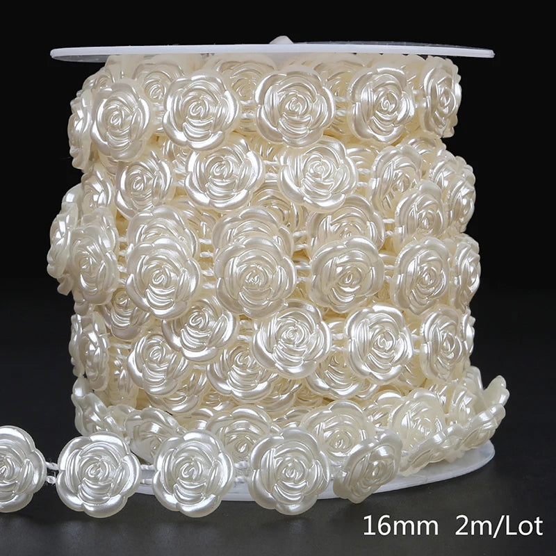 ABS Pearl Bead Rope – DIY Craft, Jewelry & Wedding Décor Pearl Bead Trim Rope Axl