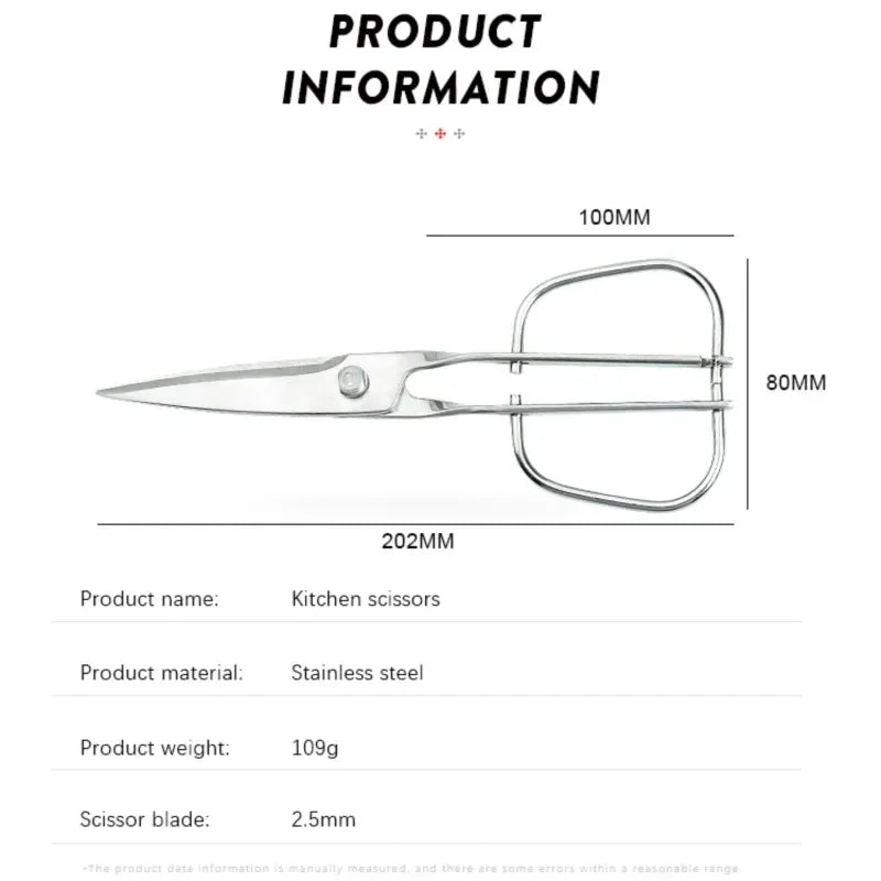 Detachable Stainless Steel Kitchen Scissors | Multi-Purpose Kitchen Scissors Axl